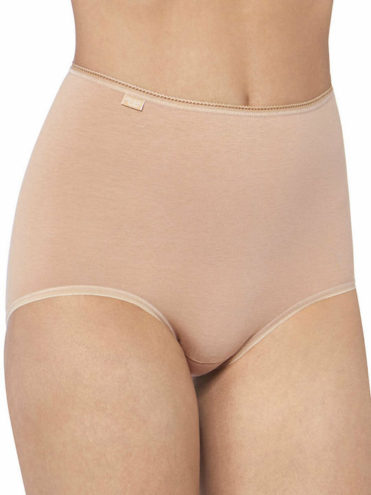 24/7 Maxi Βαμβακερά Висока талия Дамско Боксерски 3Pack Бежови