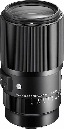 Sigma Full Frame Φωτογραφικός Φακός 105mm f/2.8 DG DN Telephoto / Macro για Leica L Mount Μαύρος