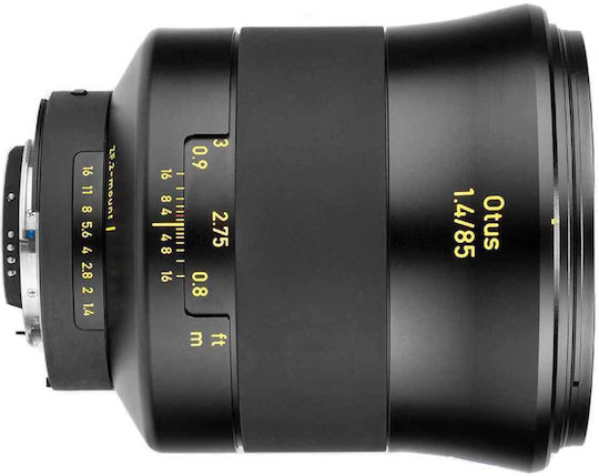 Zeiss Full Frame Camera Lens Otus 1.4/85 ZF.2 Telephoto for Nikon F Mount Black