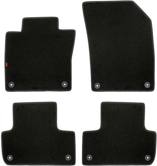 Lampa Set of Front and Rear Mats 4pcs for Volvo XC 60 Black
