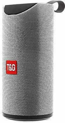 T&G TG-113 Ηχείο Bluetooth 10W με Ραδιόφωνο και Διάρκεια Μπαταρίας έως 3 ώρες Γκρι