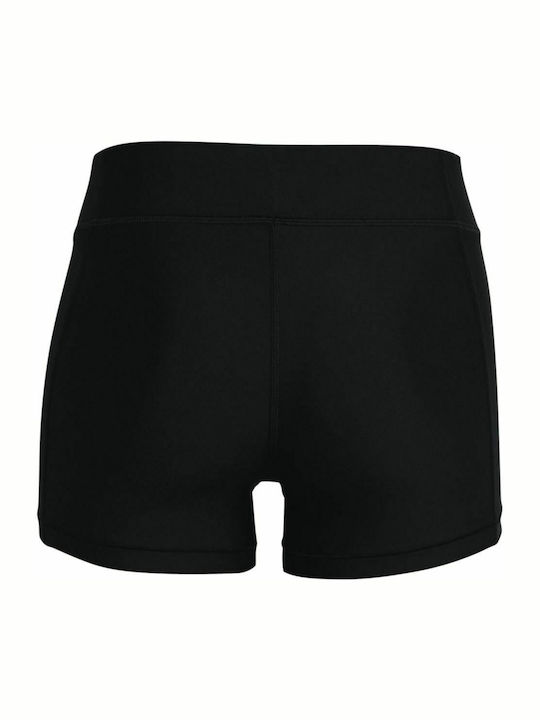 Heat Gear Training Women's Leggings-Shorts Firming Shiny Black
