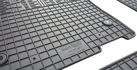 Cik Set of Front and Rear Mats 4pcs for Fiat Tipo 2015+ Black