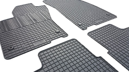 Cik Set of Front and Rear Mats 4pcs for Fiat Tipo 2015+ Black
