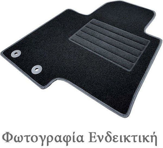 Cik Set of Front and Rear Mats 4pcs for Mercedes-Benz Sprinter Black