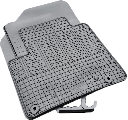 Cik Set of Front and Rear Mats 4pcs for Citroen C5 Black