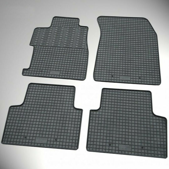 Cik Set of Front and Rear Mats 4pcs for Alfa Romeo Giulia 2015+ Black