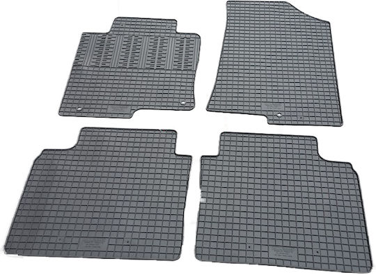 Cik Set of Front and Rear Mats 4pcs for Kia Optima 2015+ Black