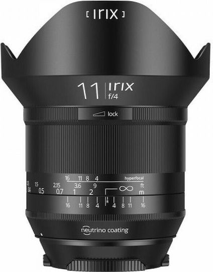 Irix Full Frame Camera Lens Firefly 11mm f/4.0 Wide Angle for Nikon F Mount Black