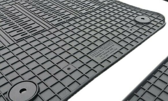 Cik Set of Front and Rear Mats 4pcs for Volkswagen Touran 2015 Black