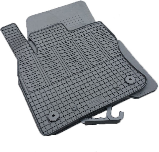 Cik Set of Front and Rear Mats 4pcs for Volkswagen Touran 2015 Black