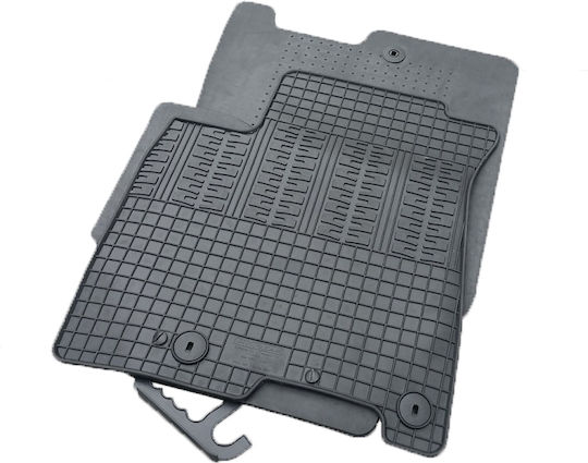 Cik Set of Front and Rear Mats 4pcs for Kia Niro 2016+ Black