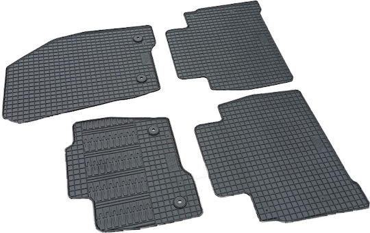 Cik Set of Front and Rear Mats 4pcs for Ford S-Max Black