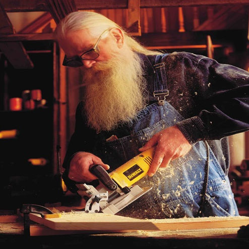 Dewalt Hobelspan 600W mit Absaugsystem