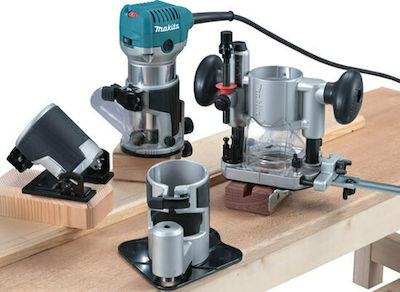 Makita RT0700CX3 Рутер за потапяне 710W със Система за Изсмукване