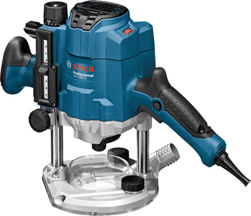 Bosch GOF 1250 CE Professional Plunge Router 1250W with Speed Control and with Suction System