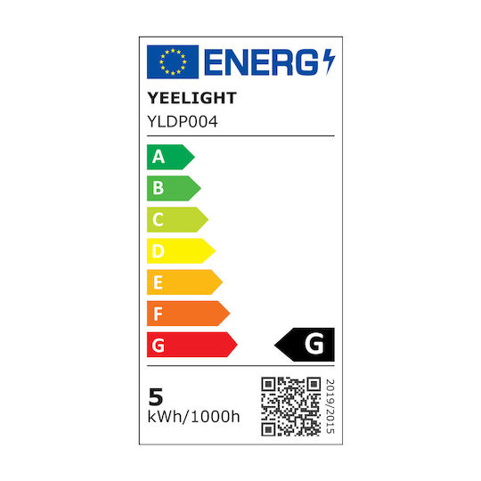 Yeelight Smart Bulbs LED 4.8W for Socket GU10 Warm White 350lm Dimmable 4pcs