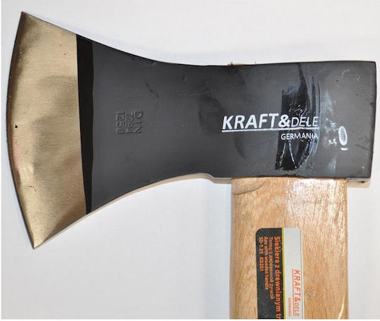 Kraft & Dele KD201 Shredding Axe Length 65cm and Weight 1.2kg with Wooden Non-Slip Handle