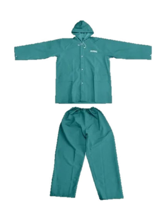Total Waterproof and Windproof Work Suit Turquoise