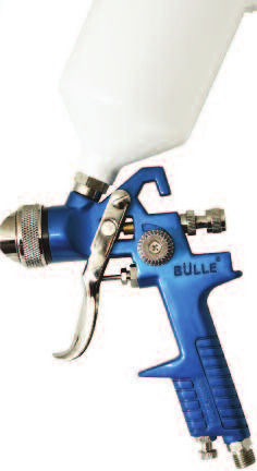 Bulle Πιστόλι Βαφής Αέρος HVLP Άνω Δοχείου 1.7mm