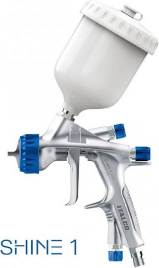 Italco Shine 1 LVMP Air Spray Paint Gun LVMP Floating Tumbler 1.3mm