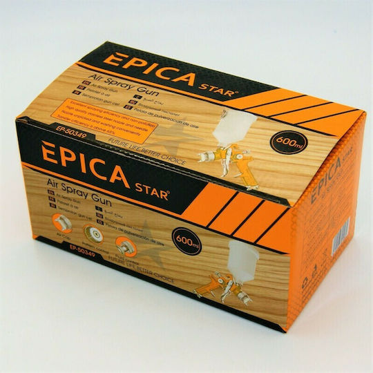Epica Star Air Spray Paint Gun Top Cup 1.4mm