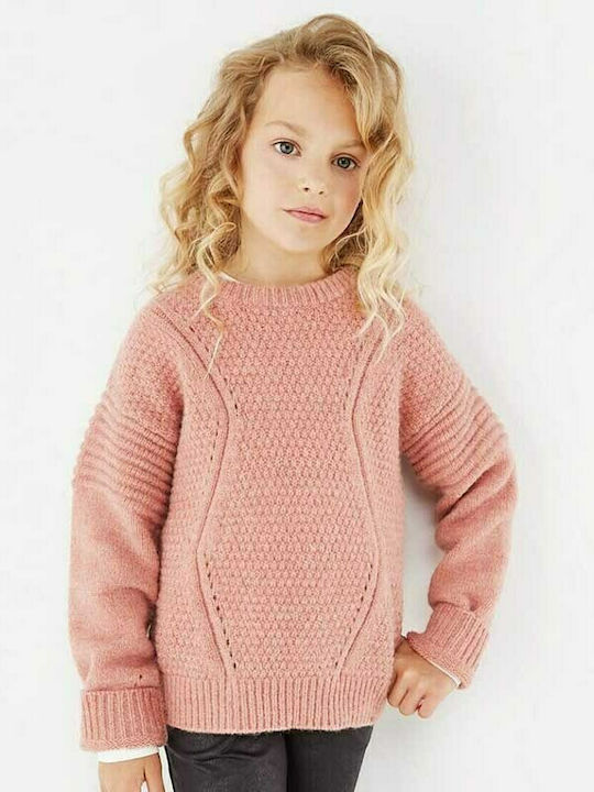 Kinderpullover Langarm Rosa