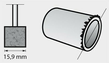 Dremel 8193 Grinding Stone with Shaft 15.9mm 2pcs 26158193JA