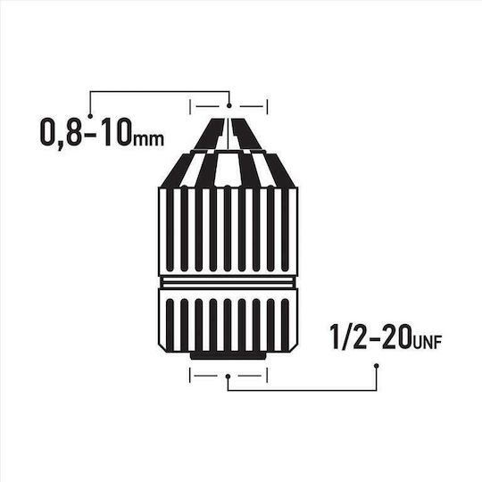 FFG 45928 Държач за свредла Бърз Пластмаса 10 мм