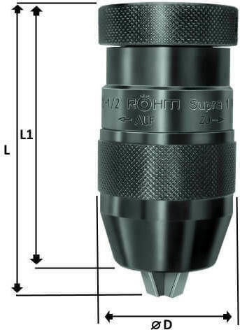 Rohm 1043487 Τσοκ Ταχείας Μεταλλικό με Σπείρωμα 3/8"x24