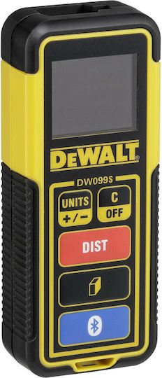 Dewalt Μέτρο Laser DW099S Bluetooth με Δυνατότητα Μέτρησης 30m