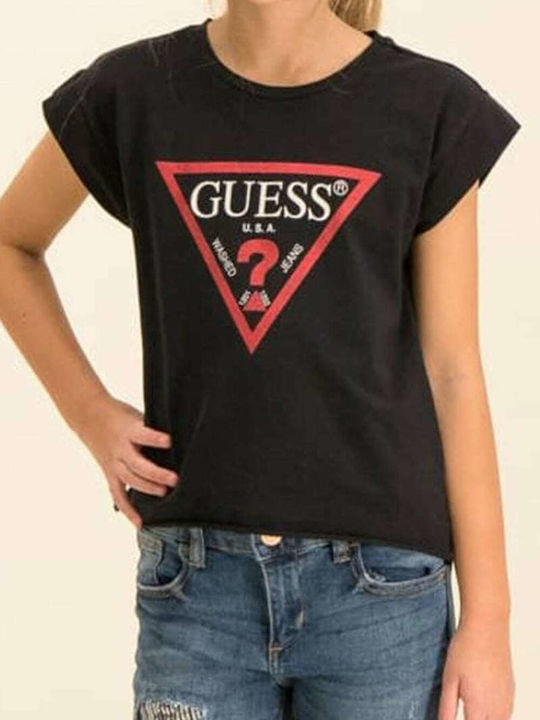 Guess Crop Top Schwarz