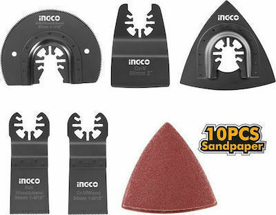 Ingco Σετ Εξαρτημάτων Πολυεργαλείων 15τμχ AKTMT1502