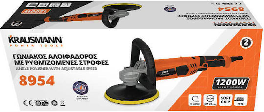 Krausmann 8954 Rotary Polisher 1200W with Speed Control