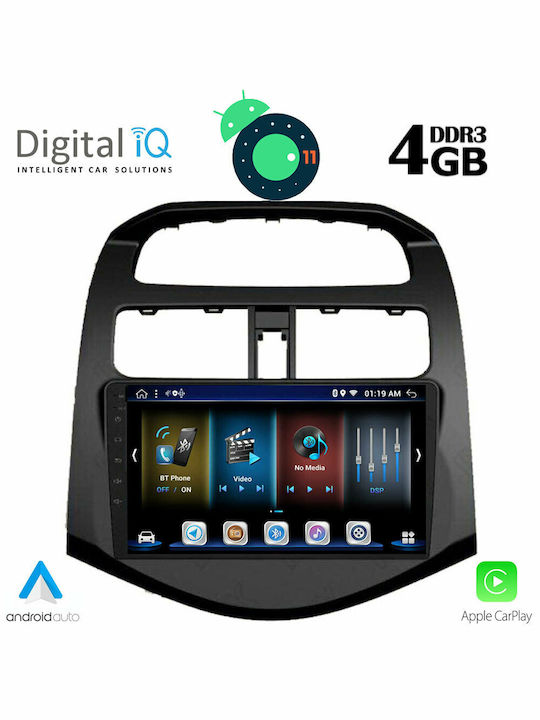 Digital IQ Car-Audiosystem für Chevrolet Funke 2009-2015 (Bluetooth/USB/AUX/WiFi/GPS/Apple-Carplay) mit Touchscreen 9" DIQ_BXD_6078