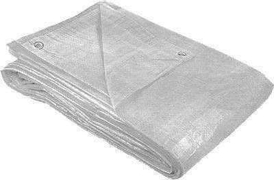 Sidirela Waterproof Tarpaulin 120gr/m² 10x8m. Light Type Silver