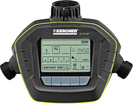 Karcher SensoTimer ST6 Duo eco!ogic Προγραμματιστής Ποτίσματος Βρύσης Μπαταρίας 2 Στάσεων