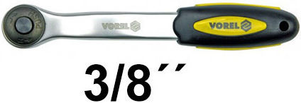 Vorel Ratchet 3/8" 20cm with 72 Blades