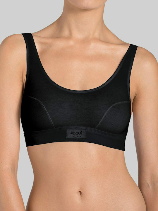 Double Comfort Women's Bra without Padding Black