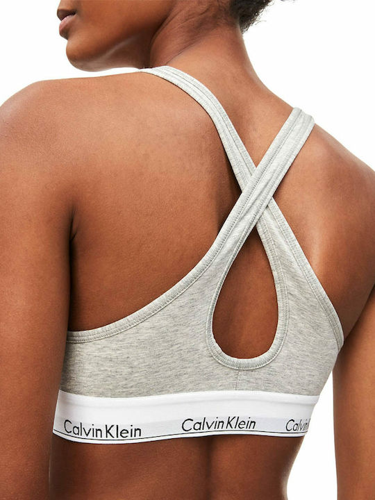 Women's Bra with Light Padding Gray