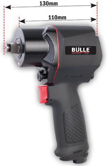 Bulle 47845 Air Impact Wrench 1/2 With Maximum Torque 140.21kgm