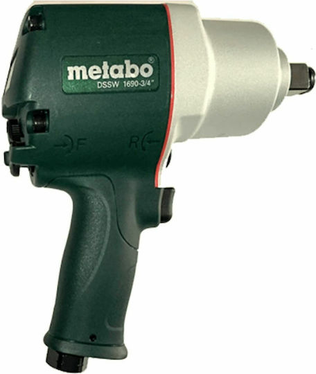 Metabo DSSW 1690 Air Impact Wrench 3/4 Square Drive with Maximum Torque 172.33kgm