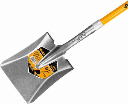 Ingco Straight Shovel with Shaft 102cm and Plastic Handle