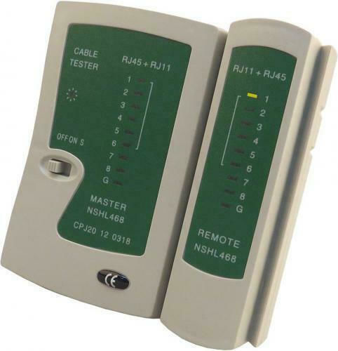 Powertech CAB-N044 Network Cable Tester RJ45 RJ12 RJ11