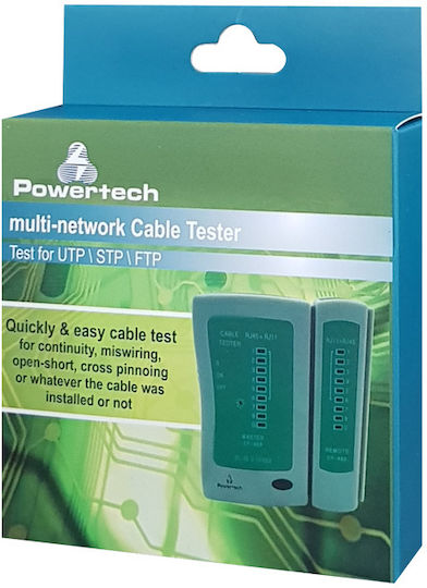Powertech CAB-N044 Network Cable Tester RJ45 RJ12 RJ11