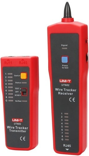 Uni-T UT682 Tester Καλωδίων Δικτύου RJ11 / RJ45