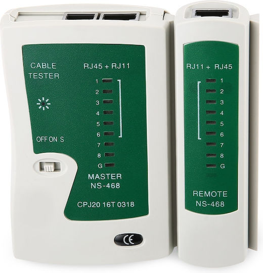 Powertech CAB-N044 Network Cable Tester RJ45 RJ12 RJ11