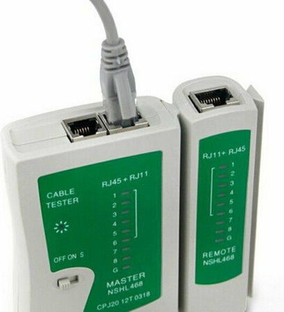 Andowl Q-314 Tester Καλωδίων Δικτύου RJ45 / RJ11 / RJ12