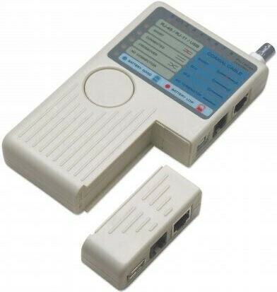 Intellinet 4-in-1 Tester Καλωδίων Δικτύου RJ45 / RJ11 / BNC / USB