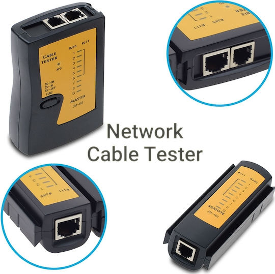 Jakemy 468AL Network Cable Tester BNC RJ11 RJ45